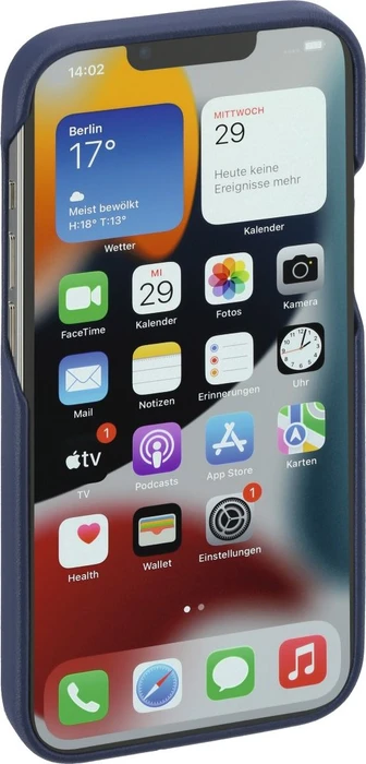 Hama Cover MagCase Finest Sense für Apple iPhone 13 Pro blau