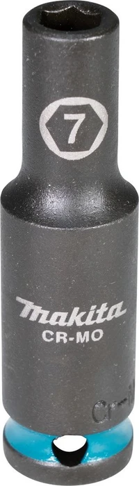 Makita Impact Black Außensechskant Steckschlüssel 3/8", 7x63mm