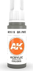 AK-Interactive 3rd Gen Acrylic Colors Acrylic Modelling Colors graphite, 17ml