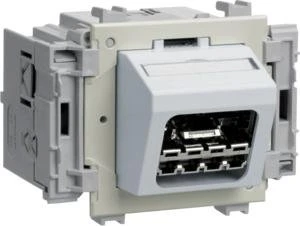 Hager Geräteeinbaudose Daten für ACO+ Module frontrastender Einbau reinweiß