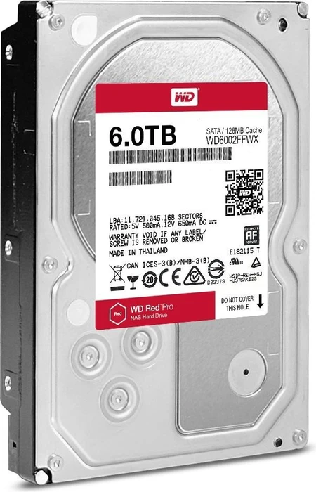Western Digital WD Red Pro 6TB, 24/7, 512e / 3.5" / SATA 6Gb/s