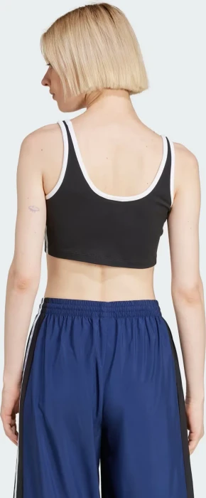 adidas Adicolor 3-Streifen Bustier schwarz/weiß (Damen)
