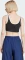 adidas Adicolor 3-Streifen Bustier schwarz/weiß (Damen) Vorschaubild