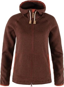 Fjällräven Övik Fleece Hoodie Funktionsjacke autumn leaf (Damen)