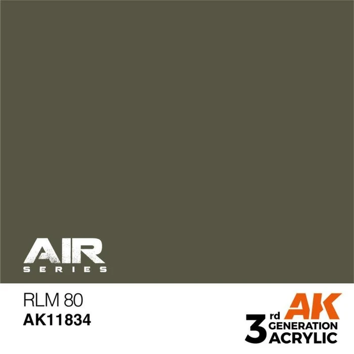 AK-Interactive 3rd Gen Acrylic Colors Air Series RLM 80, 17ml