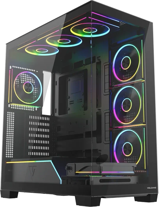 Modecom Volcano Stellar Plus 8F Black, Glasfenster