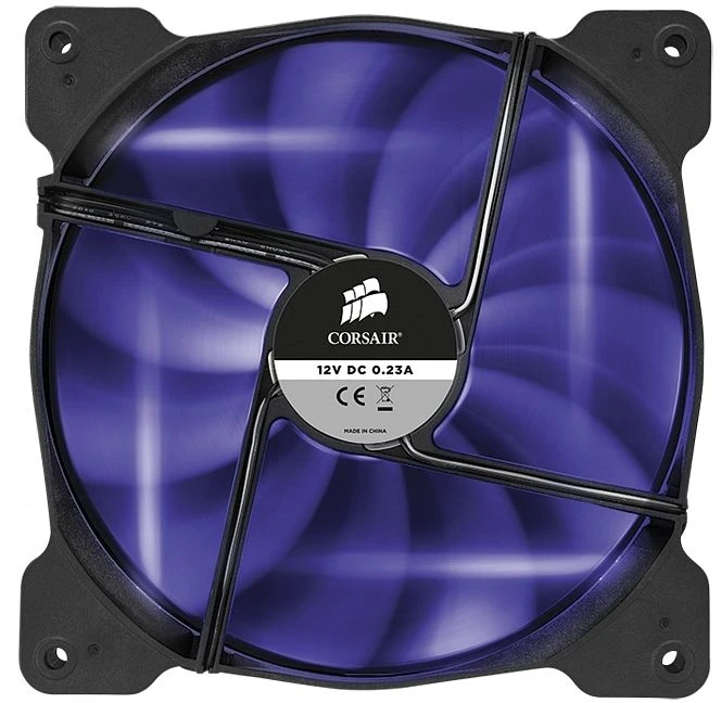 Corsair Air Series SP140 LED Purple High Static Pressure, 140mm, 2er-Pack