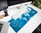 Grupo Erik Editores World Map XL, 800x350mm, Motiv blau Vorschaubild