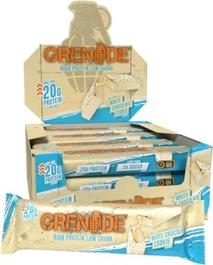 Grenade Protein Bar White Chocolate Cookie 720g (12x 60g)