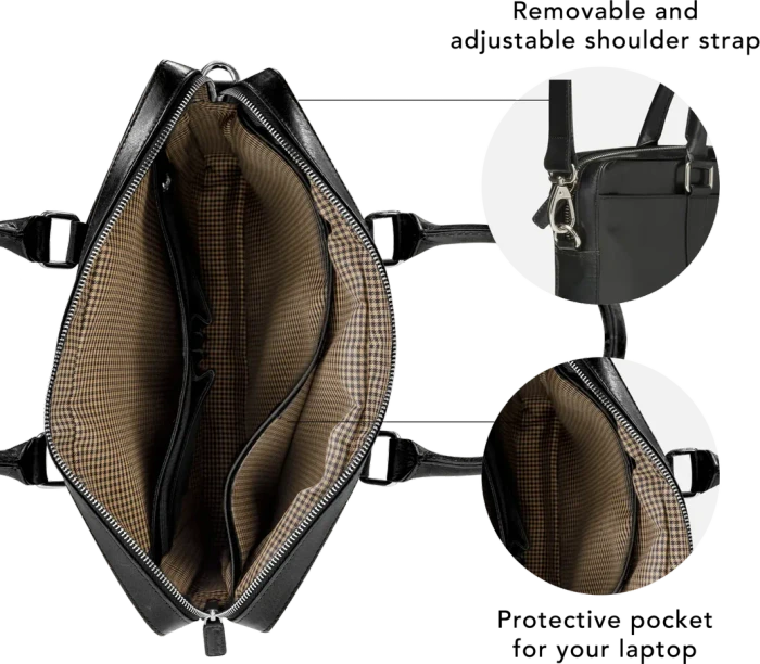 dbramante1928 Nordborg 15" Laptoptasche, schwarz