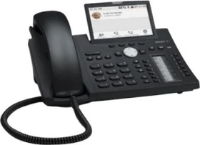snom D385 VoIP Telefon schwarz