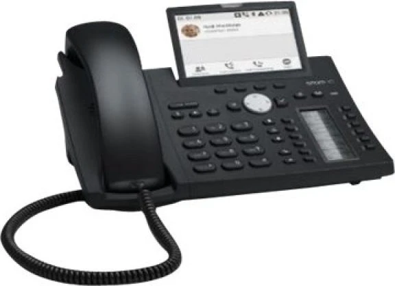 snom D385 VoIP Telefon schwarz