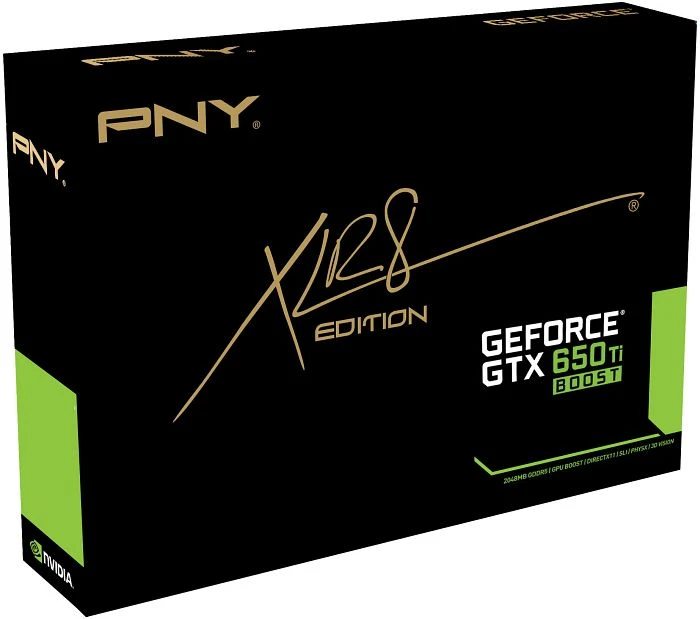 PNY GeForce GTX 650 Ti Boost XLR8 Edition, 2GB GDDR5, 2x DVI, HDMI, DP