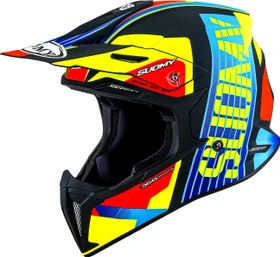 Suomy X-Wing Amped schwarz/gelb/rot/blau