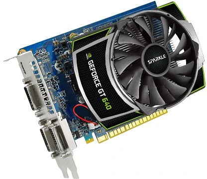 Sparkle GeForce GT 640 OC, 1GB DDR3, 3x DVI, Mini HDMI