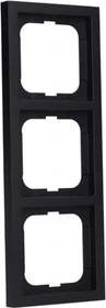 Busch-Jaeger Future linear Abdeckrahmen 3-fach Rahmen, schwarz matt