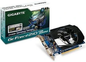 GIGABYTE GeForce 210, 1GB DDR2, VGA, DVI, HDMI