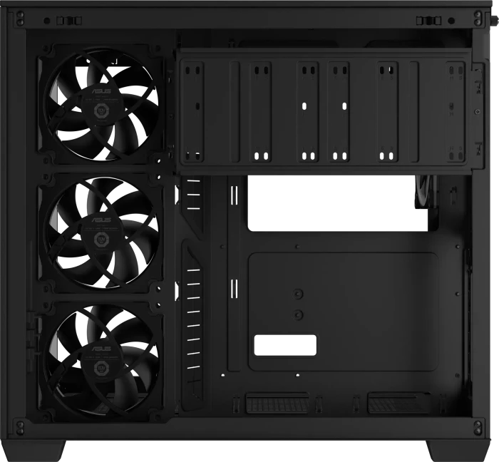 ASUS A32 Plus TG ARGB, schwarz, Glasfenster