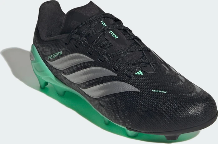 adidas Predator League FG core black/silver metallic/pulse mint (Junior)