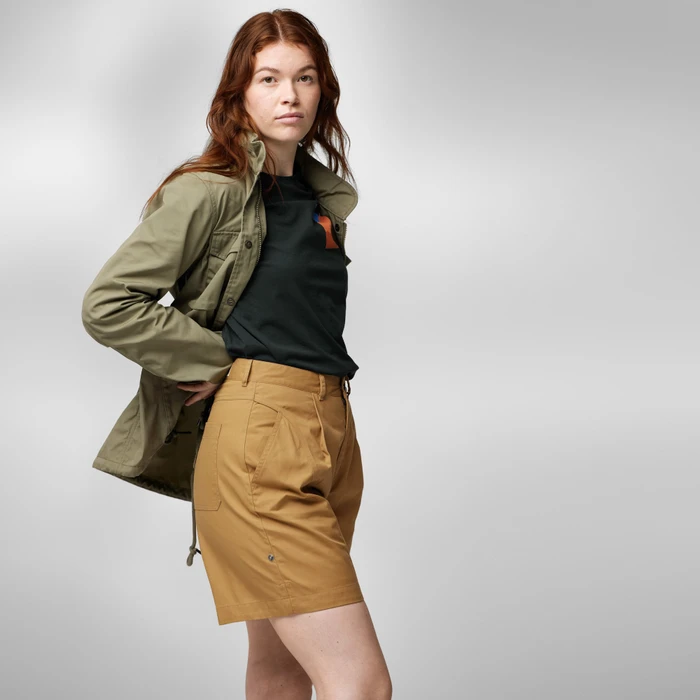 Fjällräven Vardag Hose kurz buckwheat brown (Damen)