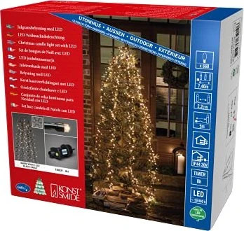Konstsmide Micro Lichterkette Baummantel 240cm LED 660x bernstein