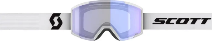 Scott Shield mineral white-black/illuminator blue chrome