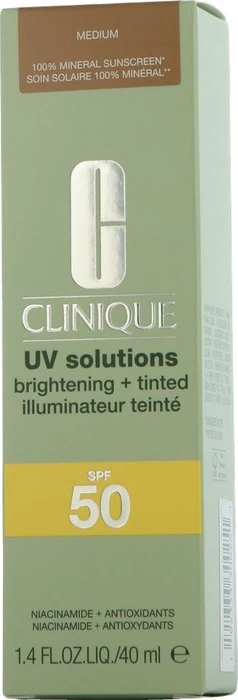 Clinique UV Solutions Brightening + Tinted Sunscreen 02 medium LSF50, 40ml