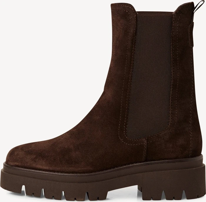 Tamaris Leather Chelsea Boots mocca suede (Damen)