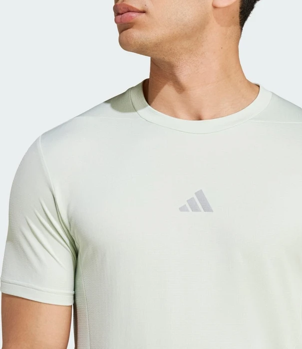 adidas Designed for Training HIIT Workout Heat.RDY Funktionsshirt kurzarm linen green (Herren)