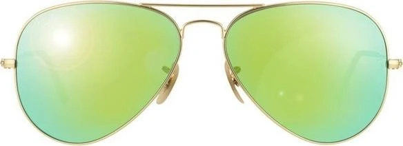 Ray-Ban RB3025 Aviator Flash Lenses 62mm gold/flash green