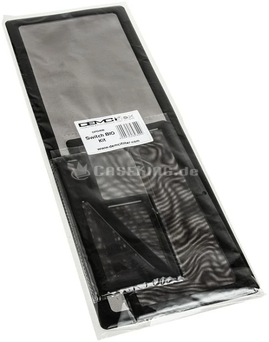 DEMCiflex Staubfilter Set für NZXT Switch 810 schwarz/schwarz