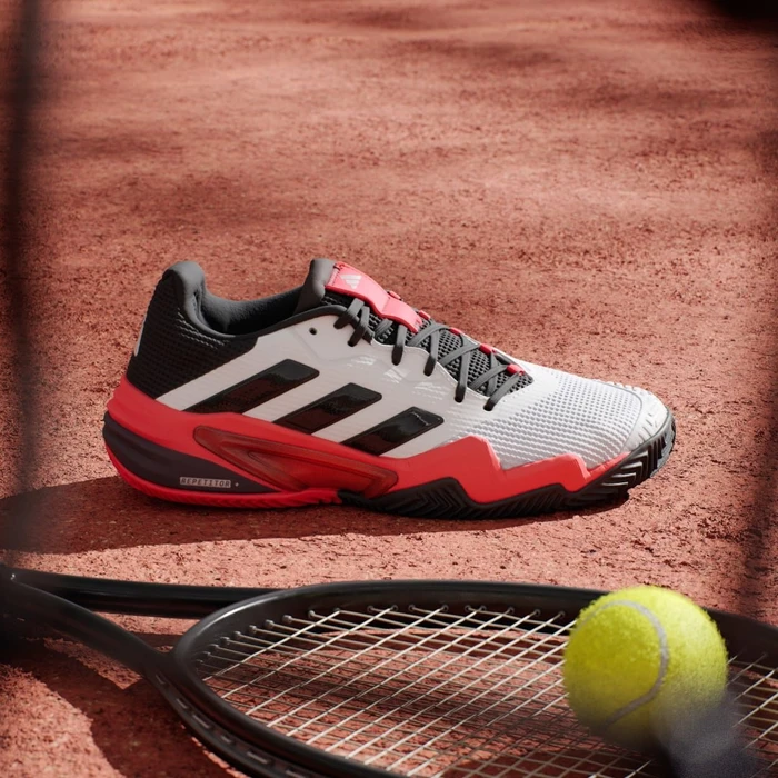 adidas Barricade 13 cloud white/core black/lucid red (Herren)