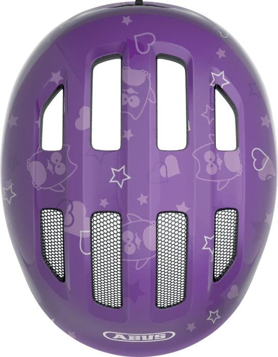 ABUS Smiley 3.0 Kinderhelm purple star