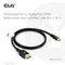 Club 3D DisplayPort/Mini DisplayPort 2.1 Kabel DP80 schwarz, 1m Vorschaubild