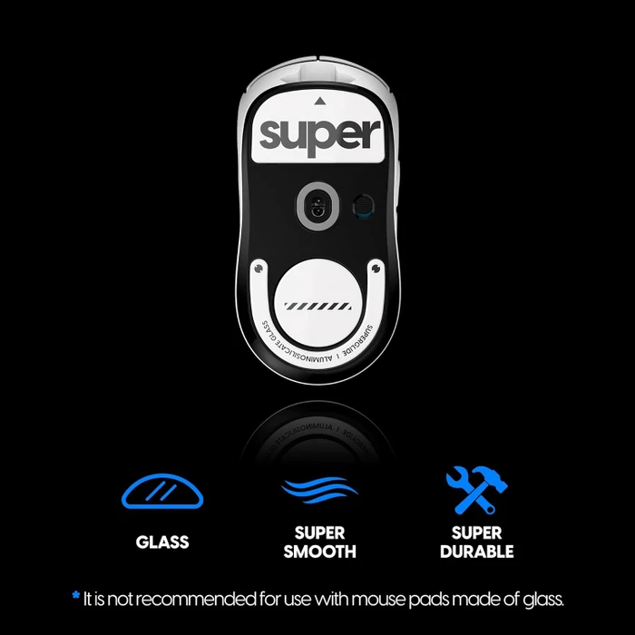 Pulsar Gaming Gears Superglide 2 für Logitech G Pro X Superlight 2, Mausgleiter, weiß