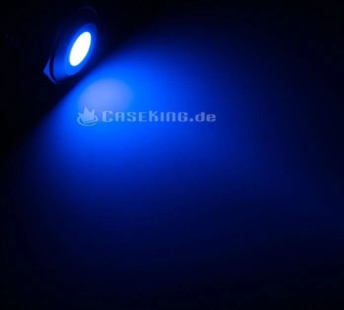 Lamptron LED Blackline, blau beleuchtet