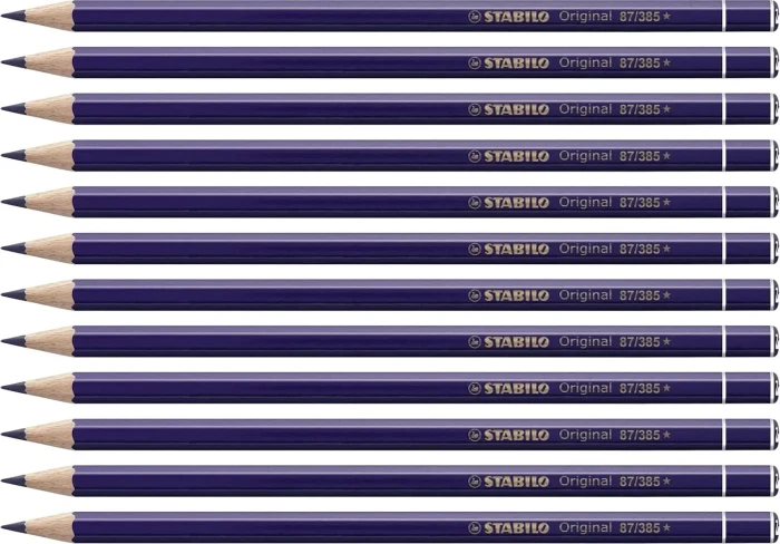 STABILO Original Buntstift violett dunkel, 12er-Pack