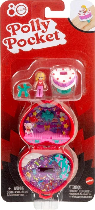 Mattel Polly Pocket - Ringetui Zum 80. Jubiläum