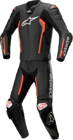 Alpinestars Missile V2 2-Teiler Motorrad Lederkombi schwarz/rot (verschiedene Größen)