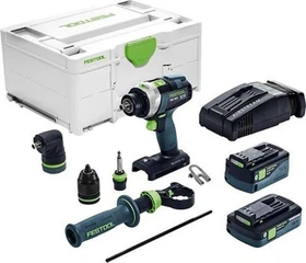 Festool TPC 18/4 5.2/4.0 I-Plus-SCA Quadrive Akku-Schlagbohrschrauber inkl. Systainer + 2 Akkus 4.0/5.2Ah