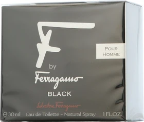 Salvatore Ferragamo F By Ferragamo Black Pour Homme Eau de Toilette, 30ml