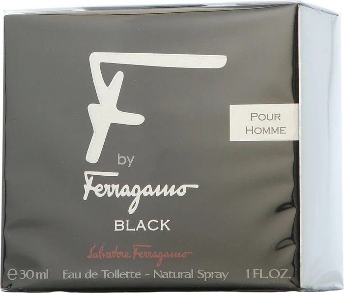 Salvatore Ferragamo F By Ferragamo Black Pour Homme Eau de Toilette, 30ml