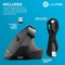 JLab JBuds Ergonomic Wireless Vertical Mouse, schwarz, USB/Bluetooth Vorschaubild
