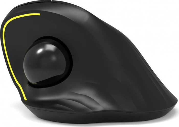 Port Designs Wireless Ergonomic Rechargeable Trackball, USB-A/Bluetooth