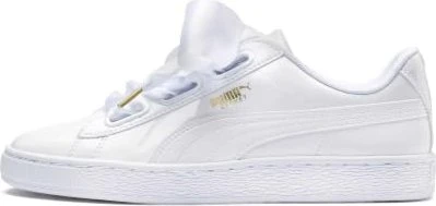 Puma Basket Heart Patent puma white