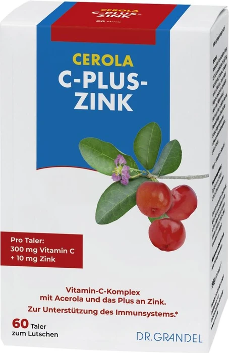 Dr. Grandel Cerola C-Plus-Zink Taler Lutschtabletten, 60 Stück