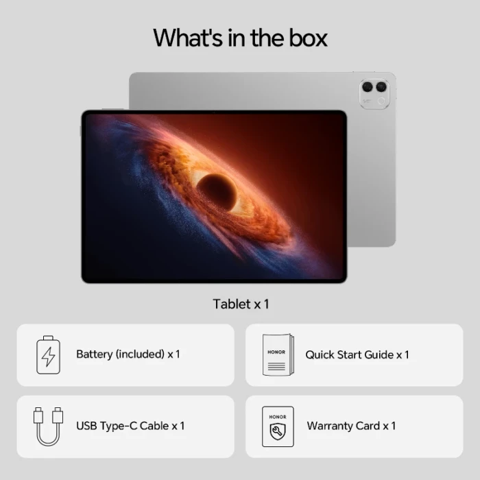 Honor MagicPad4 - Ultra Edition, Grey, 12GB RAM, 256GB, HONOR MagicPad4 Smart Keyboard, HONOR Magic-Pencil 3
