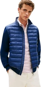 Tommy Hilfiger Strukturmix mit Reißverschluss Funktionsjacke carbon navy (Herren)