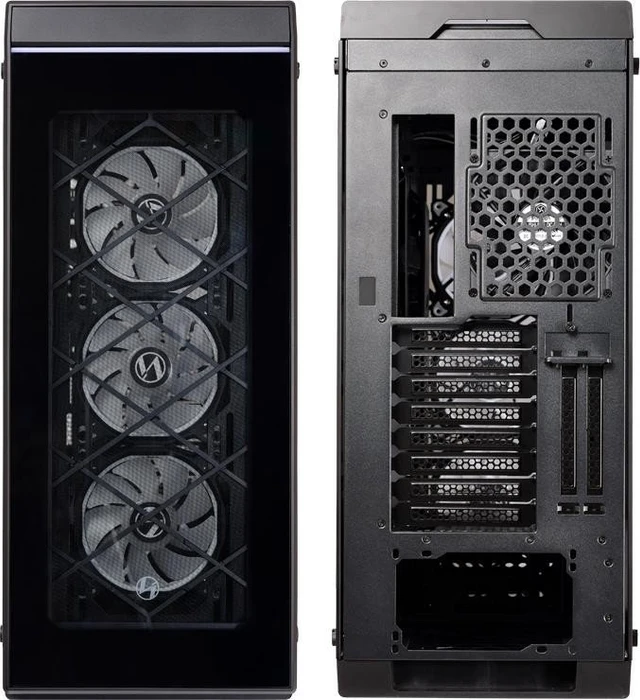 Lian Li Alpha 550X schwarz, Glasfenster
