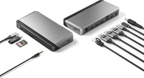 Alogic DX3 Triple 4K Display Universal Docking Station - with 100W Power Delivery, USB-C 3.1 [Buchse]